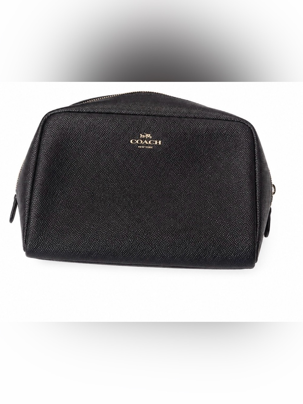 COACH Black Leather Travel Pouch Project
